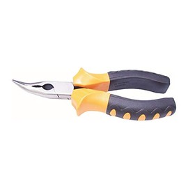 KC-Tools Bent Nose Pliers with European Type Handles, 150 mm Length