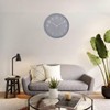 HZDHCLH Radio-Controlled Clock 30 cm Large Dial Wall Clock Silent