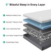 Novilla Twin XL Mattress, 6-Inch Gel Memory Foam Mattress for