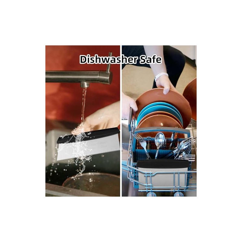 Vaincre - Cortador raspador de masa de acero inoxidable de