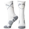 ChalkTalkSPORTS Girls Lacrosse Performance Crew Socks - LAX Life Size