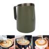 Milk Frothing Pitcher Slanting Mouth Food Grade Stainless Steel Milk