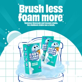 Scrubbing Bubbles Easy Clean Foaming Toilet Bowl Cleaner, Easy Drop In Powder Pouches, 100g (2 Pouches)