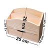 Wooden World - Wooden Letter Holder Envelope Holder Advertising leaflets