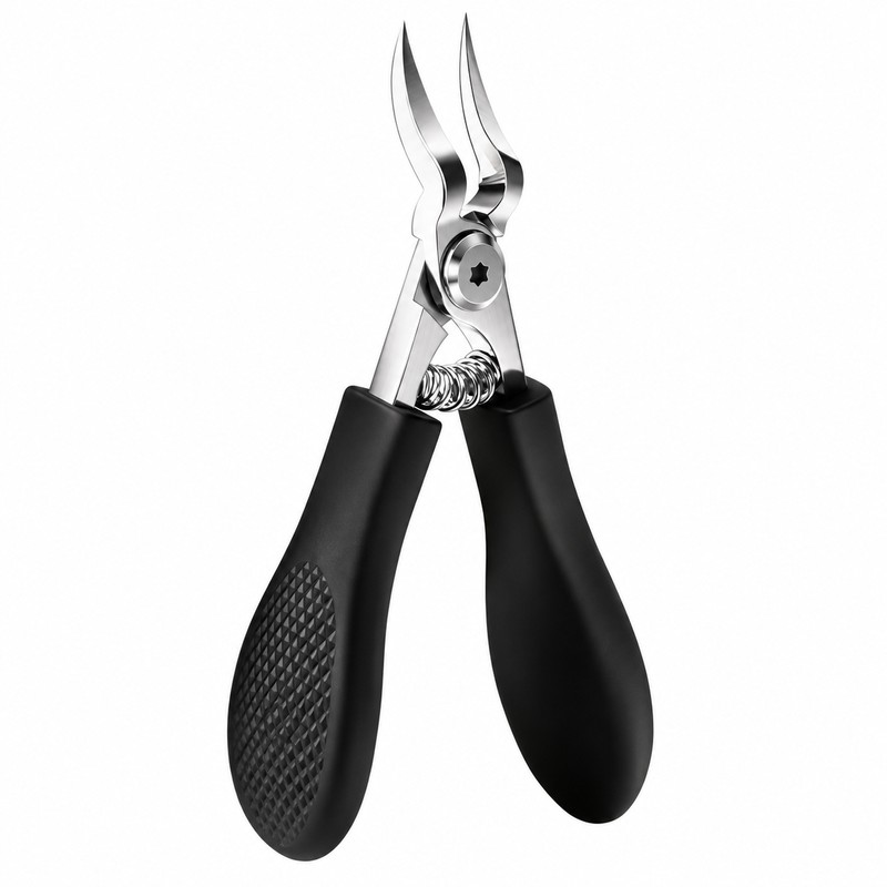 Heavy Duty Stainless Steel Toenail Clipper – Serrated Blade Nail