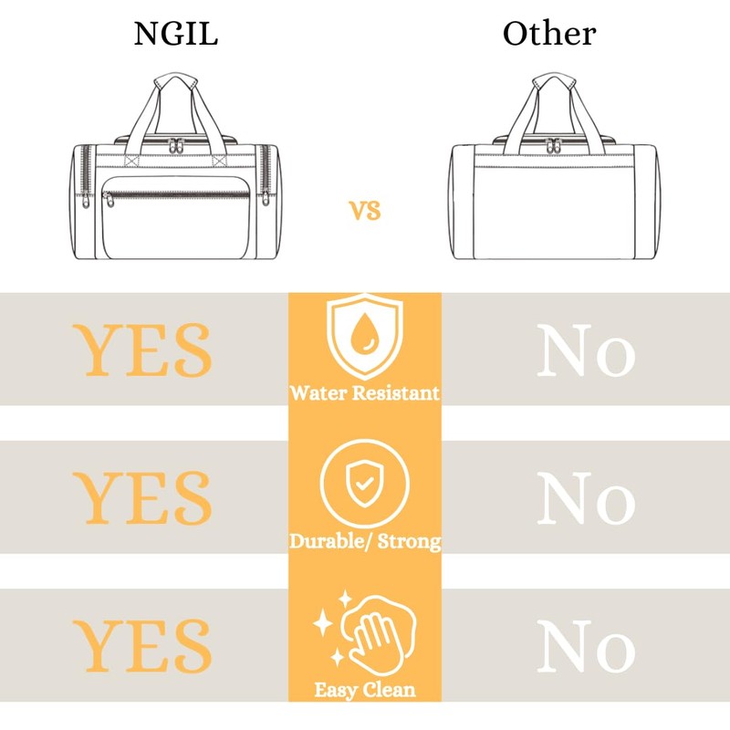 NGIL Canvas 23" inch Duffle Bag (Llama)