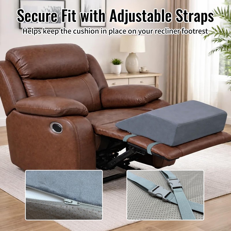Extra Large Recliner Leg Pillow, 20" x 16" x 5"