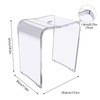 Acrylic Shower Bench U-Shape Stool Bath Chair Seat Inside Showers