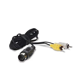 OSTENT AV RCA Audio Video TV Adapter Cable Compatible for Sega Genesis 1 Mega Drive Master System
