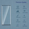 QZJinch [2+2 Pack Screen Protector for SamsungGalaxy S20,Fingerprint ID Compatible,3D