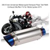 Unbranded/Generic 38-51mm Universal Motorcycle Exhaust Tail Refit Exhaust Muffler Fit