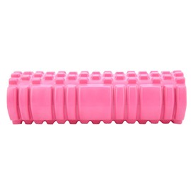 ANKROYU Mini Hollow Yoga Roller Professional EVA Foam Massage Roller Column for Muscle Recovery Core Strength Training Balance Flexibility Exercises Physio Workout Pink Blue Purple (Pink)