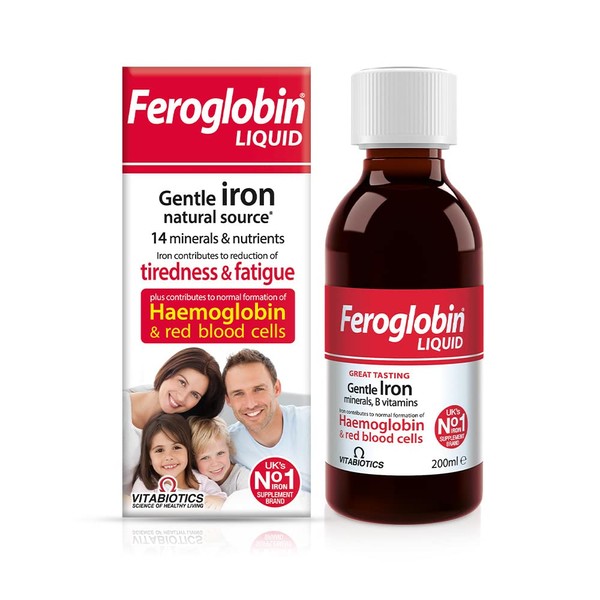 Gentle Iron and Nutrient Liquid - Reduce Tiredness and Fatigue