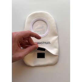 Stoma Styles Butterfly Boop Stoma Bag Cover – Reusable Ostomy Pouch Cover for Colostomy, Ileostomy & Urostomy – Soft Stretch Fabric – 20cm x 13.5cm – Dog & Butterfly Print