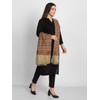 Zamour Women's Kullu Striped Himachali Mountain Meditation Woolen Shawl Stole