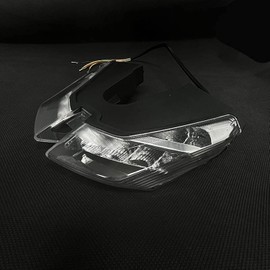 GOODELY LED Tail Brake Lights Turn Signal Integrated Compatible With DUCATI HYPERMOTARD 821 939 950 SP 2012-2021 (Clear)