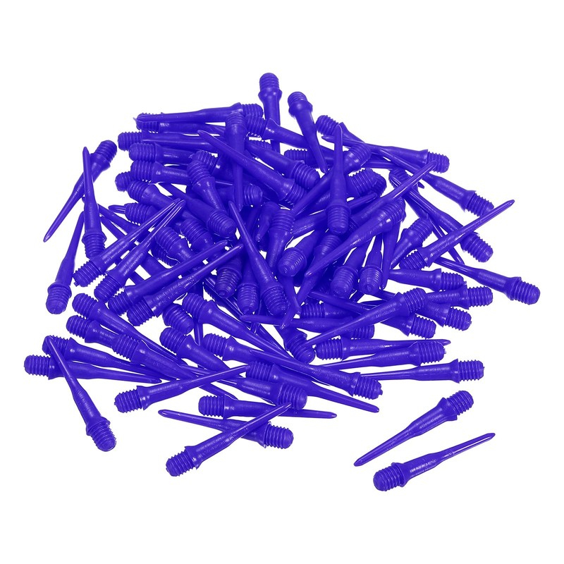 YOKIVE 50 Pcs Plastic Dart Tips, Game 2BA Thread Soft