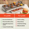 bella 10" x 20" Electric Griddle with Warming Tray, EverGood™
