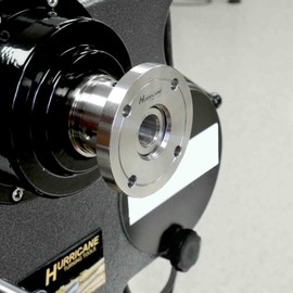 Hurricane Turning Tools, 3" Steel Faceplate For Wood Lathe, 1 1/4" x 8 TPI