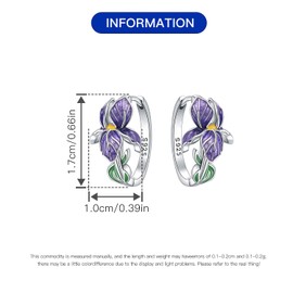 CYMYSS Earrings 925 Silver Hoop Earrings Silver 925 Silver Earrings Women's 925 Small Hoop Earrings Silver 925 Sterling Silver Earrings Hoop Earrings Earrings for Women, Sterling Silver, No Gemstone