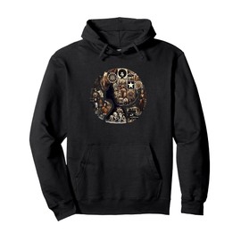 Black History Icons Afro Silhouette Legacy Pullover Hoodie