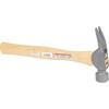 VAUGHAN DF Series 16 oz Framing Hammer, Smooth Face, Hickory
