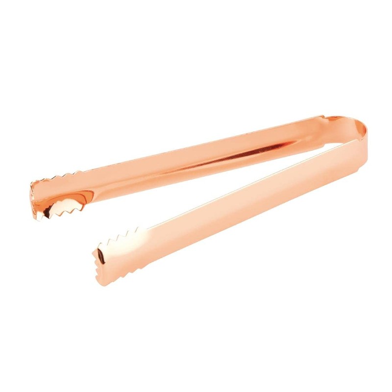 Olympia Ice Tongs in Black with Serrated Jaws Dishwasher Safe