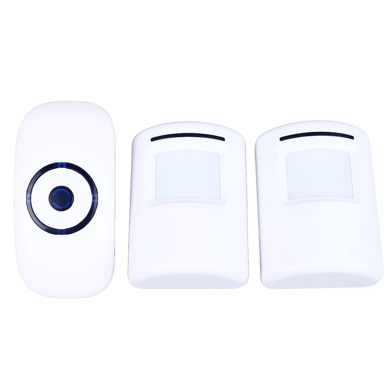 Infrared Sensor Door Bell with 2 Transmitter 1 Receiver Split