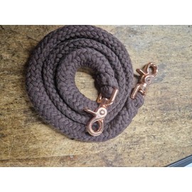 HobbyHorsing Reins Closed Approx. 1 m Long Colour: Brown Cotton – Without Filling
