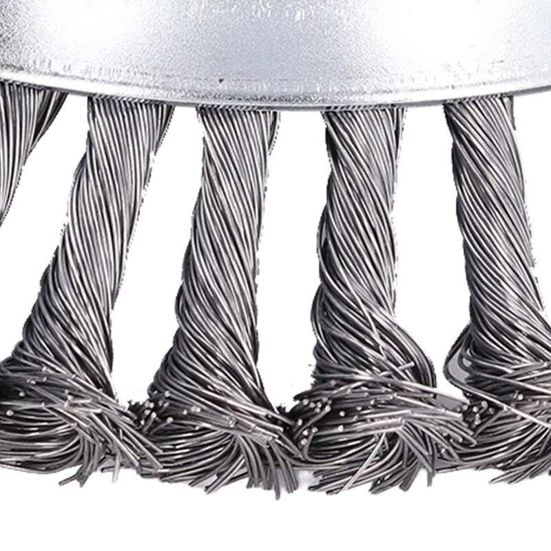 Twisted Wire Wheel Steel Garden Grass Weed Brush Cutting Head