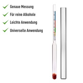 Browin Spólka Hydrometer with Potential Alcohol Scale, 14 g