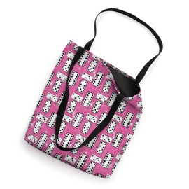 Domino Pieces Dominoes Board Game Pink Playing Tote Bag
