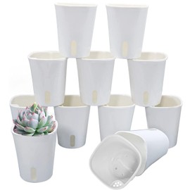 3" Self Watering Pots,20 Sets Self Watering Planter Pots for Indoor Plants with Water Level Indicator and Multiple Vents,Self Watering Planters,Self Watering Plant Pot for House Plants,Flowers,Herbs