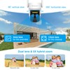VSTARCAM 2K Smart Solar Security Camera, AI Detection & 100%