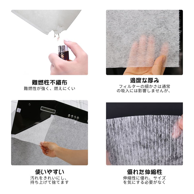 Doyeemei 24 Piece Ventilation Fan Filter, Range Hood Filter, Ventilation
