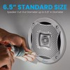 Lanzar 6.5 Inch Marine Speakers - 2 Way Water Resistant