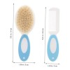 Juego De Peine Y Cepillo Para Bebés, Cerdas Naturales Suaves