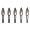BDKMMS Archery Field Points, 5Pcs 100/150/200/250/300/350 Grains Stainless Steel Archery