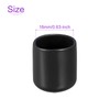 DMiotech 10 Pack 5/8" ID Black Screw Thread Protectors Rubber