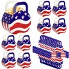 codree 20 Pcs 4th of July Patriotic Treat Boxes with
