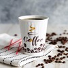 Vibrant Multicolor Ripple Hot Cups Coffee Print - 12 oz.