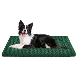 Dog Bed Mat (Dark Green, L(36.0" L x 24.0" W x 1.5" Th))