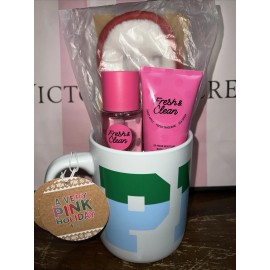 Victoria's Secret Victoria’s Secret PINK FRESH & Clean Big XL Mug Gift Set With Eye Mask