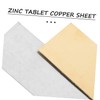 ORFOFE Zinc Anode Sheet Copper Strip Set by 5 Pairs