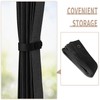 Vatge Doorway Curtains Privacy - Black Curtains for Closets Without