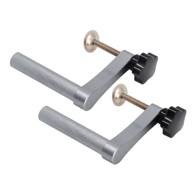 2PCS 20mm Bench Dog Clamps Adjustable Benchtop Quick Clamp Aluminum