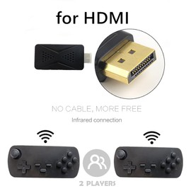 Extreme Mini Game Box with 3000+ Classic Games Babibubary Plug and Play Game Console with 2 Wireless Controller Retro Game Stick 32 bit with 8 emulators for TV Great Gift for Adult Kids