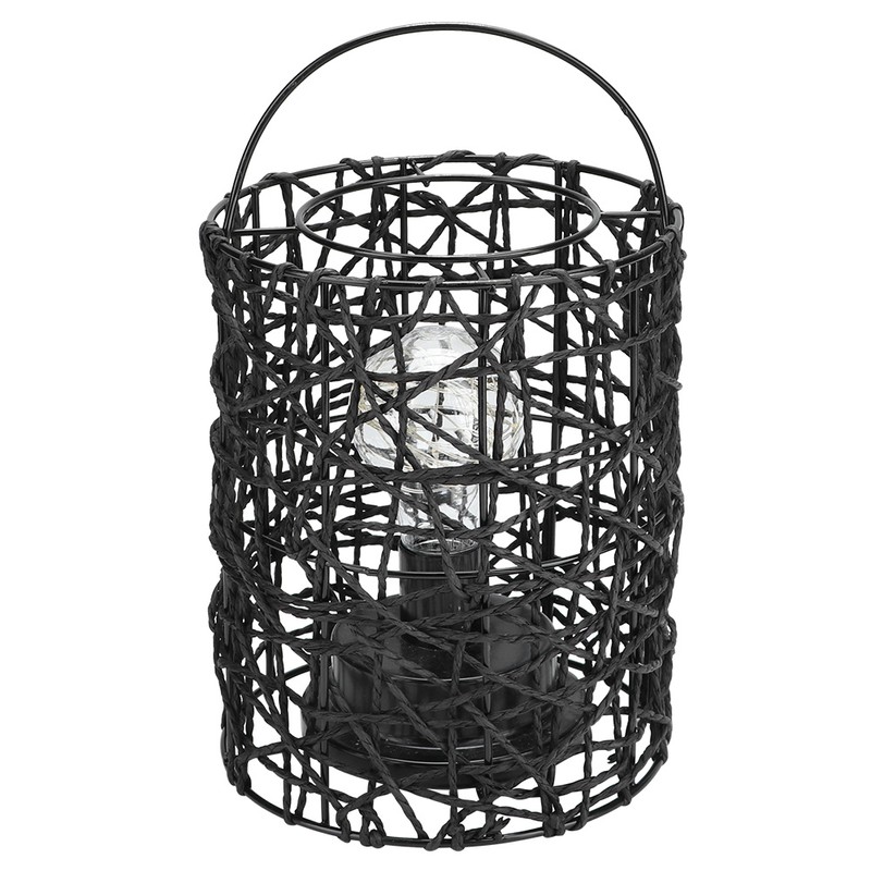 Iron Cage LED Night Light Bulb Lamp for Bedroom Lighting