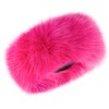 RANOME Faux Fur Headband for Women Elastic Fuzzy Thick Earmuffs