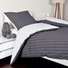 Janine 20020 Tango Mako Soft Seersucker Reversible Bed Linen 135